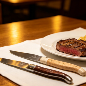 生成牛扒刀使用场景图片